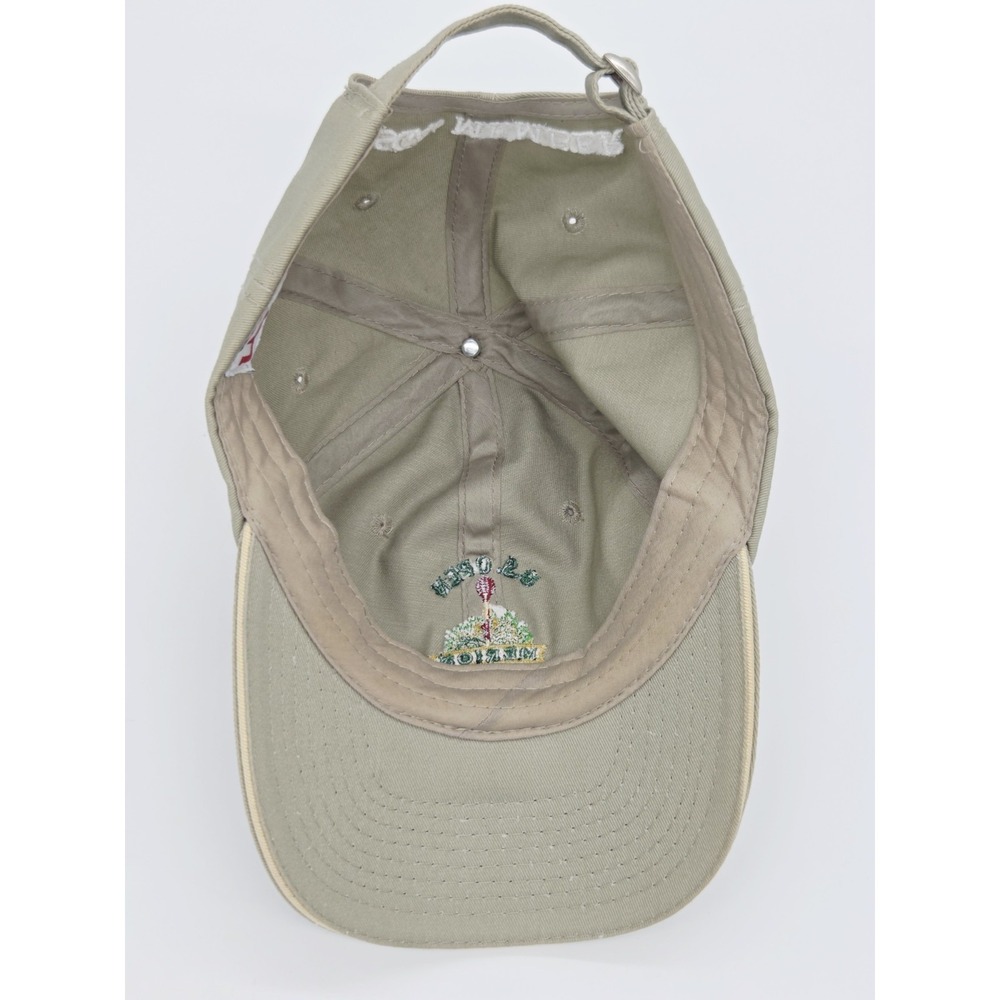 USGA Member US Open Hat 2013 MERION Strap Back Cap Adjustable Beige Excellent - Picture 6 of 7